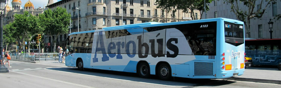 Aerobus из аэропорта до центра Барселоны