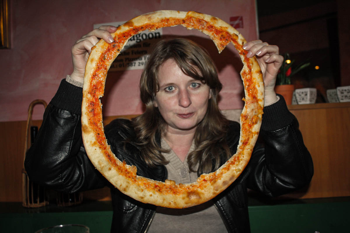 Размер пиццы в пиццерии Фраскати