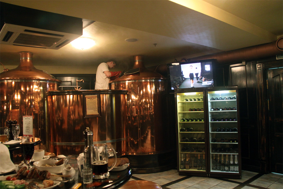 Собственная пивоварня в Ресторане Пивовар.