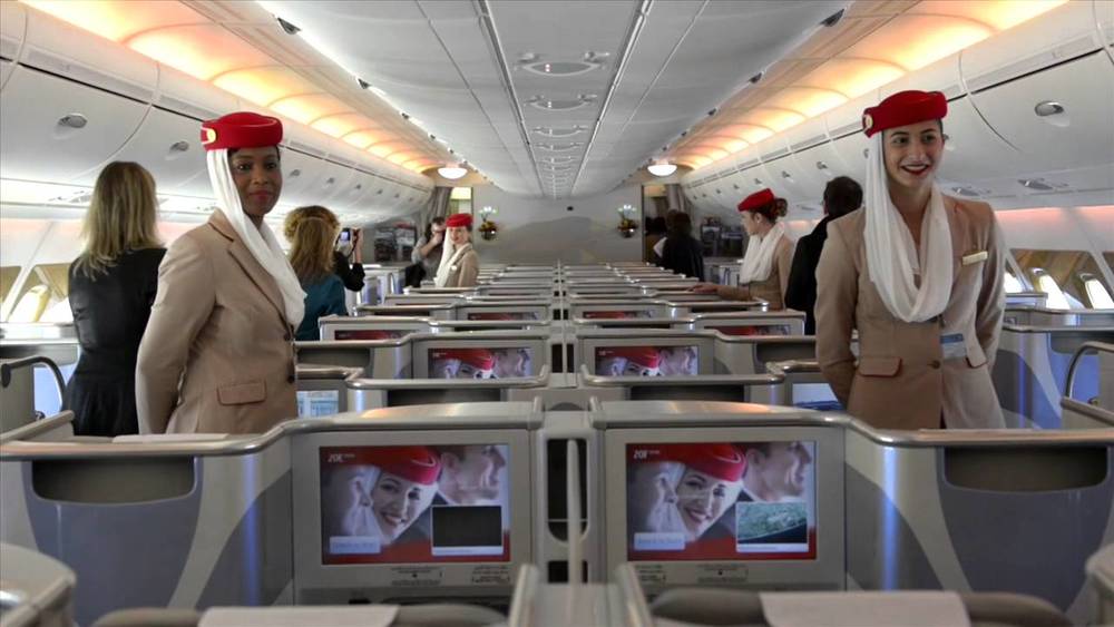 Бизнес класс на борту A380