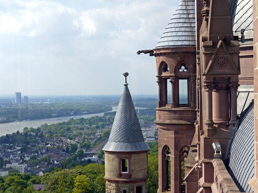 Вид на Бонн с башни