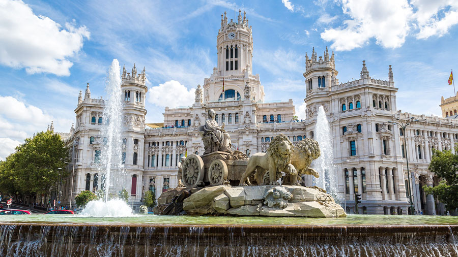 Plaza de Cibeles в Мадриде