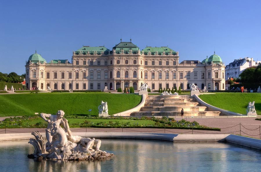 Дворец Бельведер в Вене