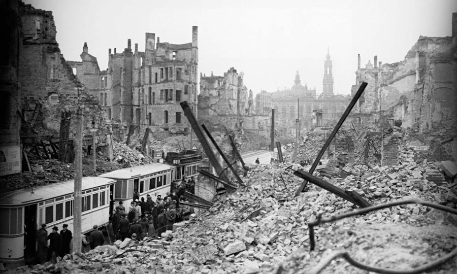 Разрушенный Дрезден