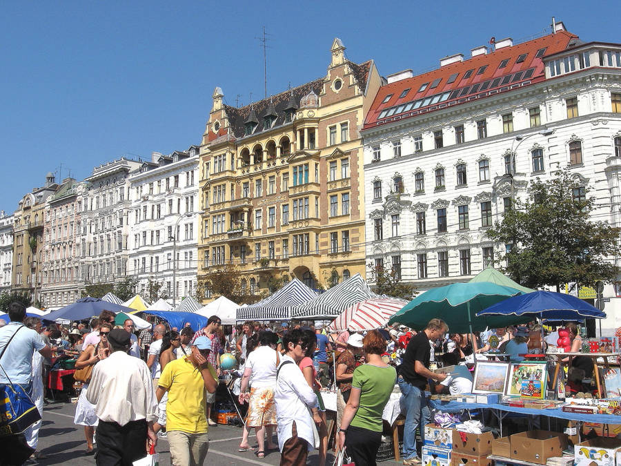 Блошиный рынок в Вене