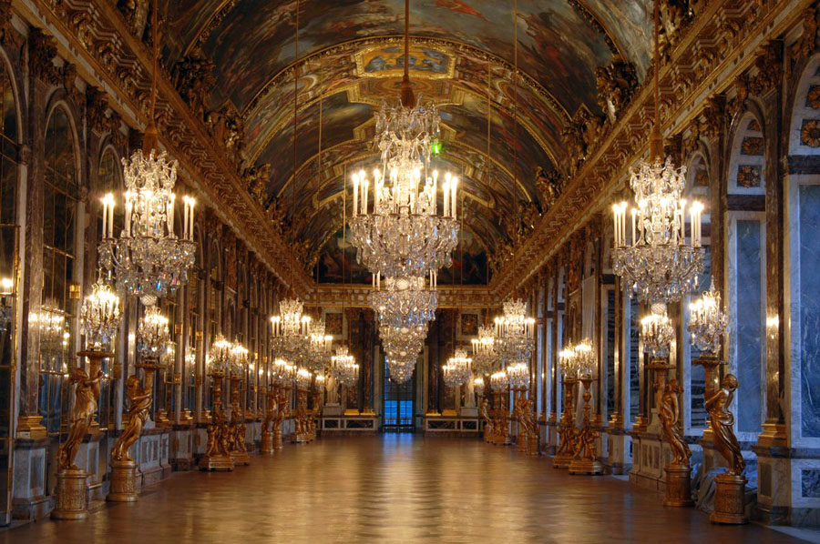 Залы версальского дворца