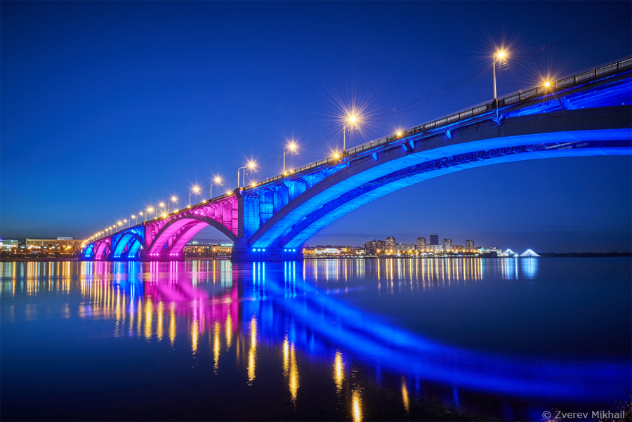 Коммунальный мост в Красноярске