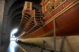 Корабль в морском музее