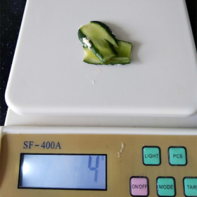 Вес огурца