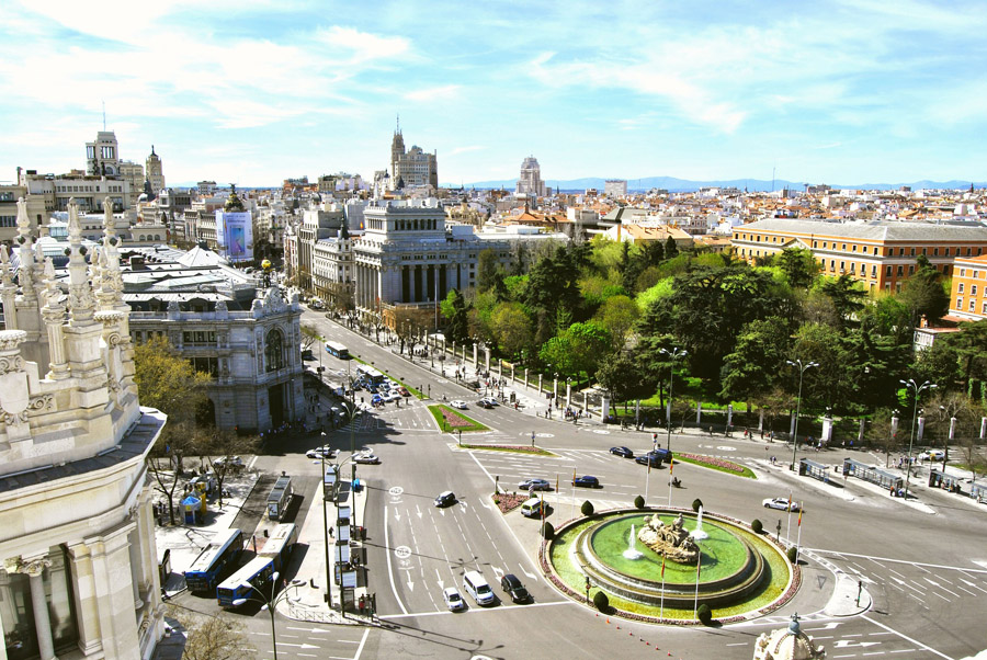 Площадь Сибелес в Мадриде