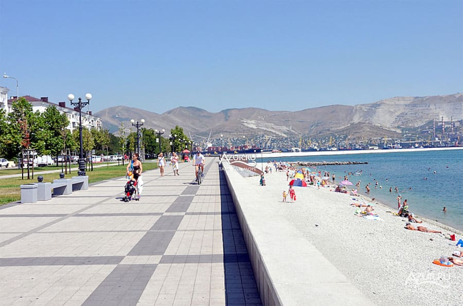 Пляж на Серебрякова