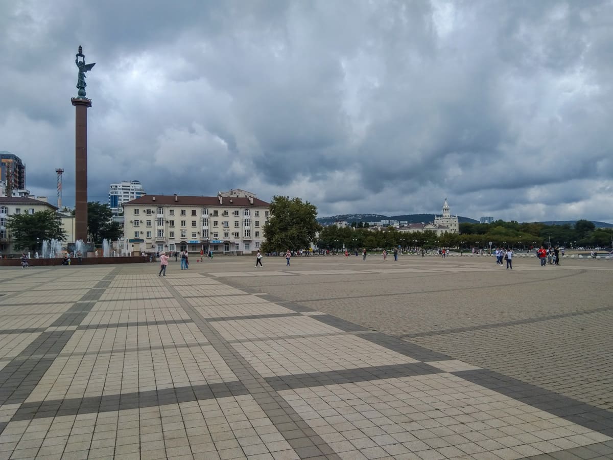 Вид на площадь