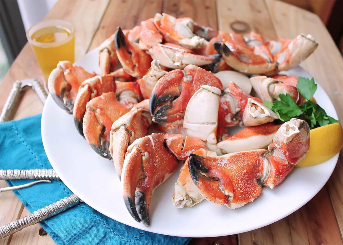 Еда с крабами