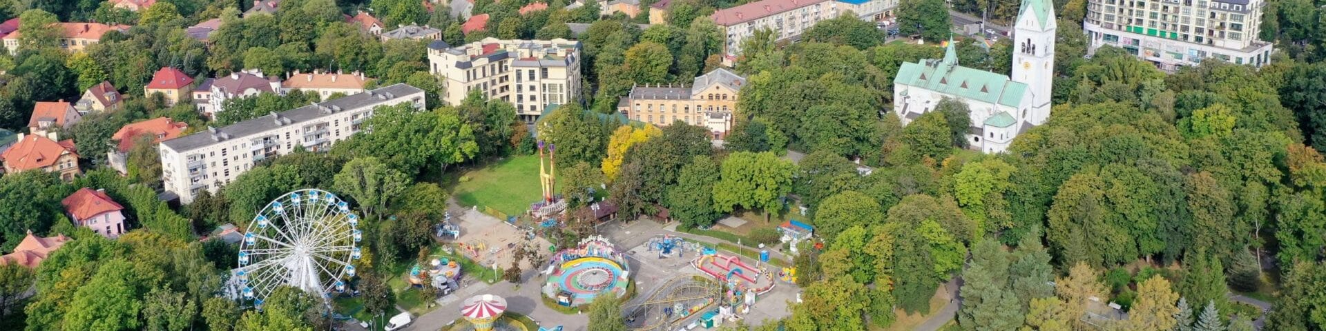 Парк сверху